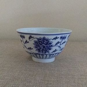 Blue & White Rice Bowl